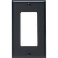 Leviton Wallplate Decora 1G Blk 80401-00E